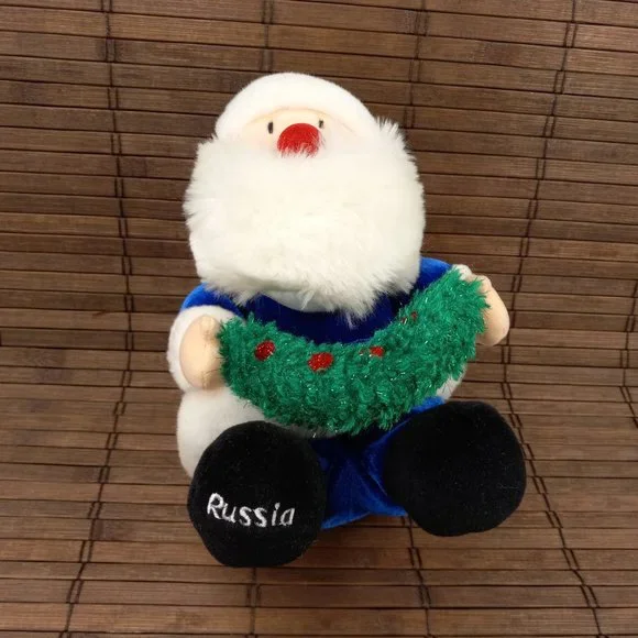 Windsor Collection Russia Santa 8" Garland Christmas Plush Vintage Sears Exclusi - Picture 4 of 9